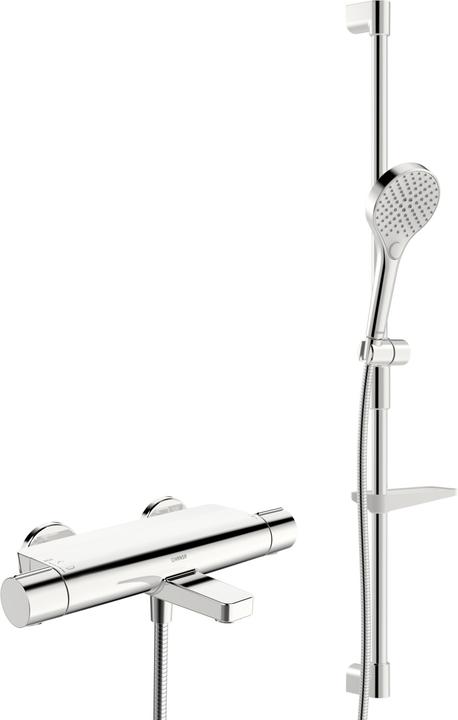 Produktbild Hansa HANSAOPTIMA Wannen- und Brausearmatur, Thermostat, inkl. mit Brausestangengarnitur, chrom