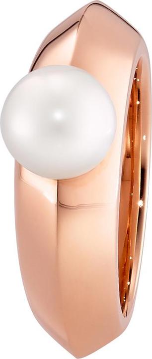 Image du produit Xen Bague avec perle 8 mm blanche - doré rose (52)