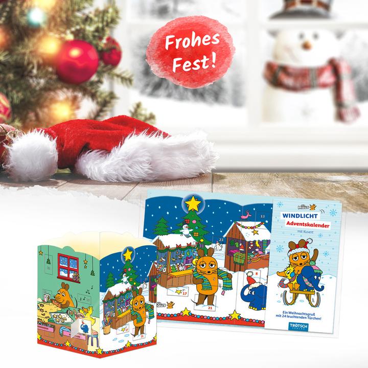 Produktbild Die Maus Windlicht Adventskalen