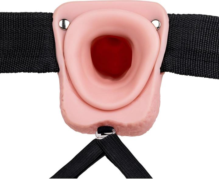 Actual product image RealRock Hollow Strap-on with Balls - 7" / 18 cm