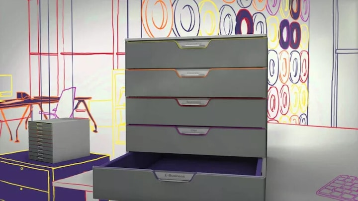 Produktbild Durable Schubladenbox Varicolor 7 (A4)
