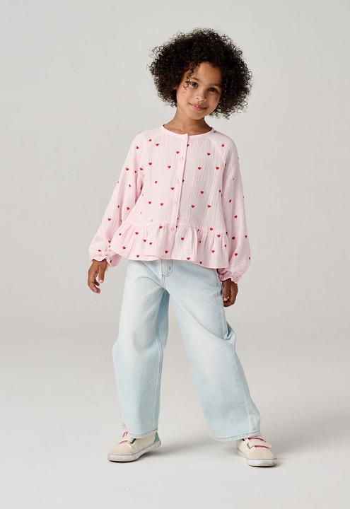 Immagine prodotto Vertbaudet Musselinbluse Mädchen mit Knopfverschluss (128)