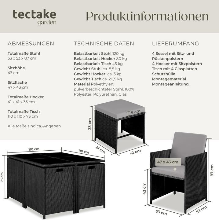 Actual product image tectake Bilbao