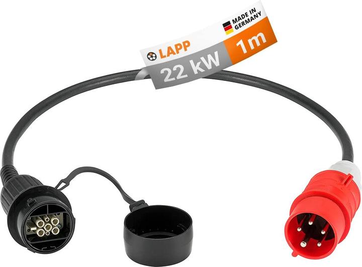 Image du produit Lapp Mobility Adaptateur de charge CEE universel (CEE 32, 22 kW, 32 A, 0.96 m)