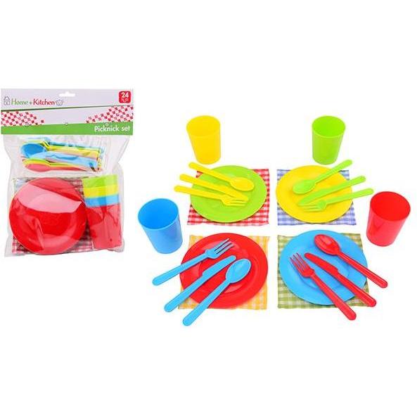 Thumbnail - Johntoy Home & Kitchen Picknick-Set, 24-tlg.