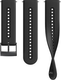 Suunto 24 ATH7 Silicone Strap Charcoal BLK S+M (24 mm, Silikon)