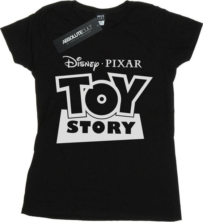 Actual product image Disney Womens/Ladies Toy Story Logo Outline Cotton T-Shirt (XS)