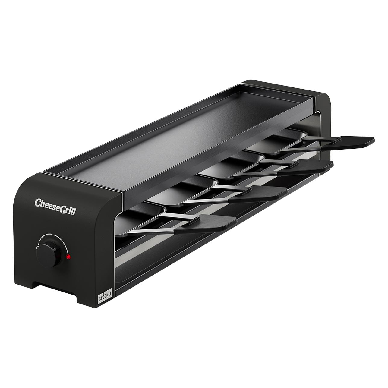 STOCKLI - Appareil à raclette 4 personnes 680w + gril - 0400.02 cheesemax 4 - Vente petit STOCKLI - Appareil à raclette 4 personnes 680w + gril - 0400.02 cheesemax 4 - Vente petit