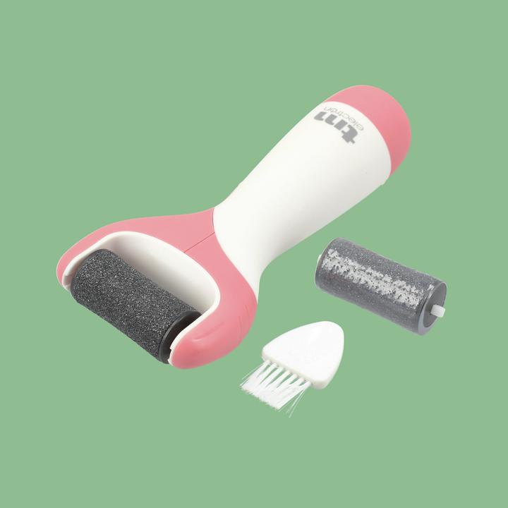 Actual product image TM Electron Lima Electronica Exfoliating Pedicure Device That Removes Dead Skin Pink