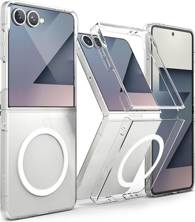 Ringke Slim Magnetic MagSafe Case für Samsung Galaxy Z Flip 7 - Transparent (Samsung Galaxy Z Flip7)