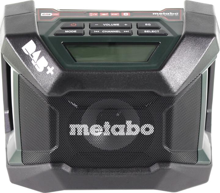 Actual product image Metabo R 12-18 DAB+ BT Battery construction site radio 12-18 V DAB+ + 1x LiHD battery 4.0 Ah - without (AM, DAB+, FM, Bluetooth)