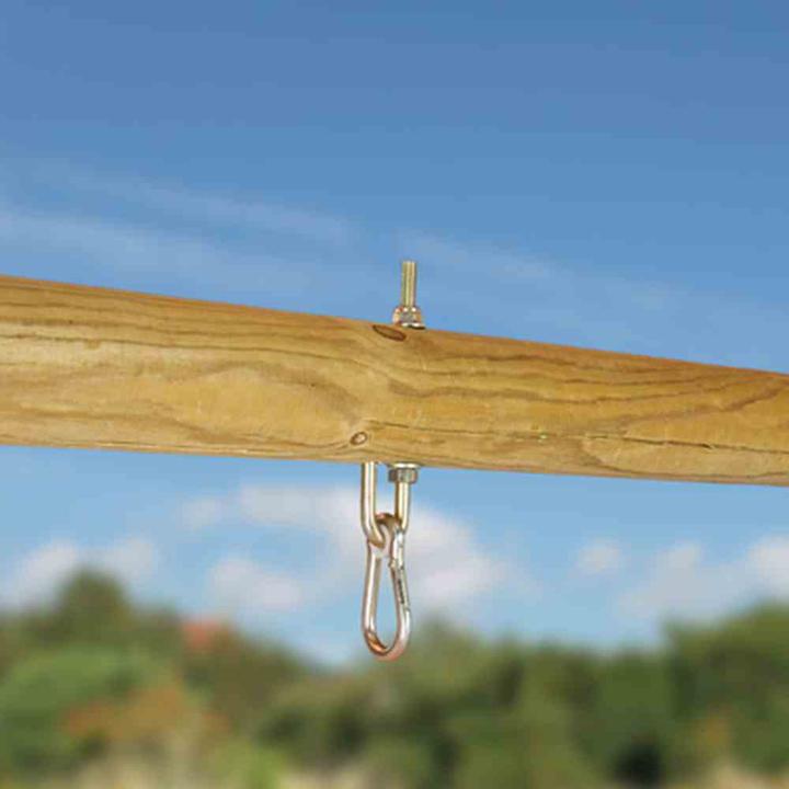 Actual product image GAH Swing hook dimension a 200mm STA galv. yellow galvanised