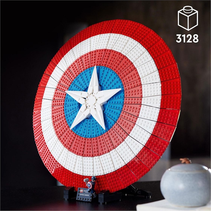 Produktbild LEGO Captain Americas Schild (76262, LEGO Marvel)