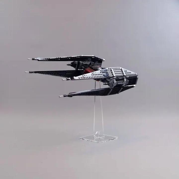 Actual product image iDisplayit Acrylic stand for LEGO® models (angled 24 cm high)