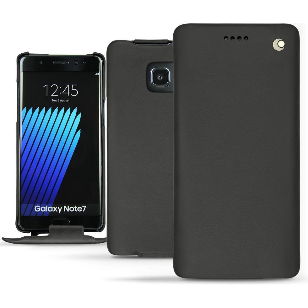 Thumbnail - Noreve Lederschutzhülle vertikal (Samsung Galaxy Note 7), Smartphone Hülle, Schwarz