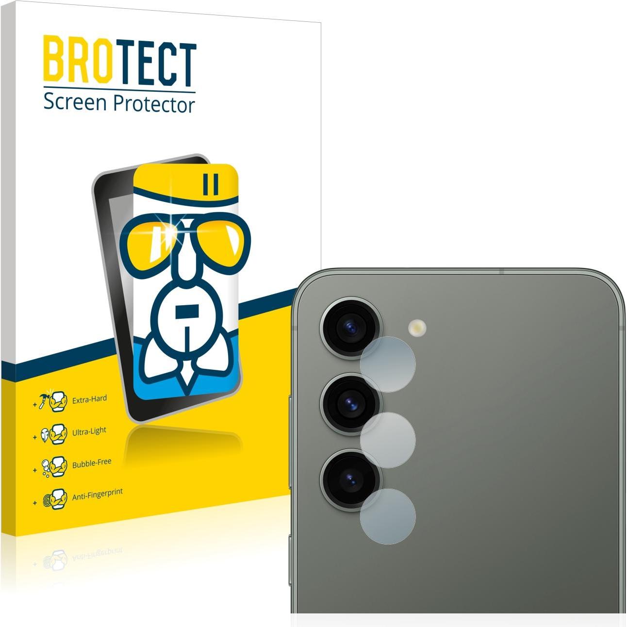 BROTECT AirGlass Panzerglasfolie (1 Stück, Samsung Galaxy S23+), Smartphone Schutzfolie, Transparent