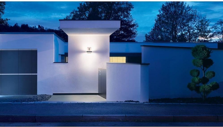 Produktbild Steinel L 820 SC SI Up- & Downlight House number 087579 LED-Aussenwandleuchte mit Bewegungsmelder, L (5 m)