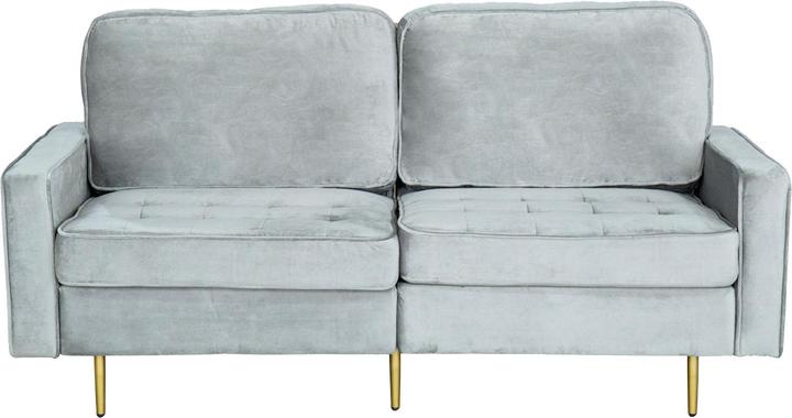 Produktbild HTI-Living Sofa Sidonie Velvet Schwarz (2-Sitzer)
