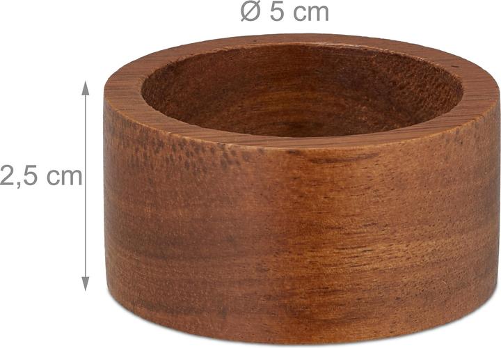 Image du produit Relaxdays 12x Serviettenringe (1 x)