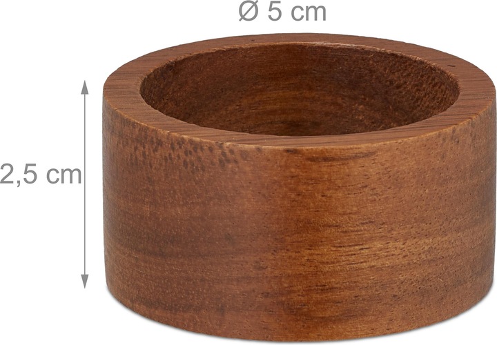 Image du produit Relaxdays 12x Serviettenringe (1 x)