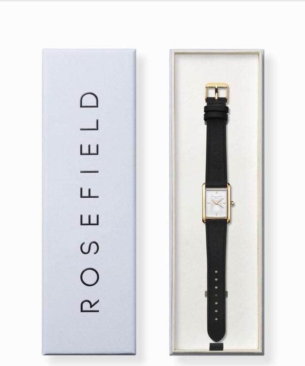 Produktbild Rosefield - Heirloom Modern White Dial Gold Black Leather HWBLG-H06 (Analoguhr, 23.50 mm)