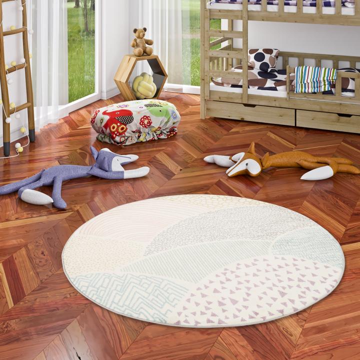 Produktbild Pergamon Kinder Teppich Softstar Kids Fantasy Rund (200 x 200 cm)