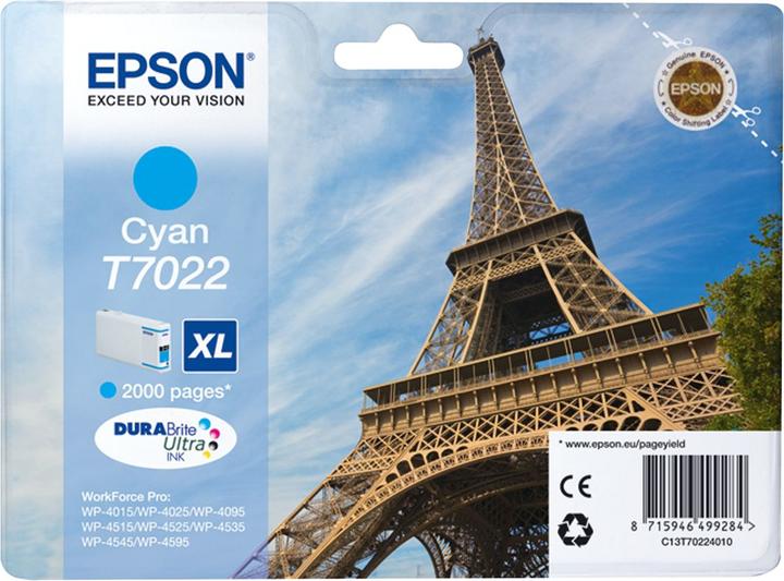 Image du produit Epson T7022 DuraBrite Ultra (C)