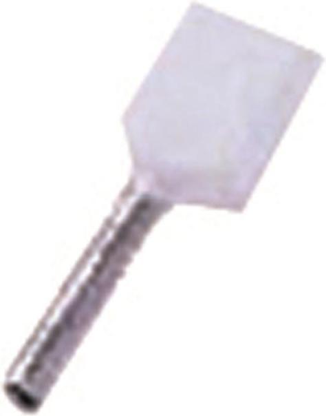 Intercable Isoleret dobbelt terminalrør hvis 2x0,5mm2 L=8mm - (100 pcs.)
