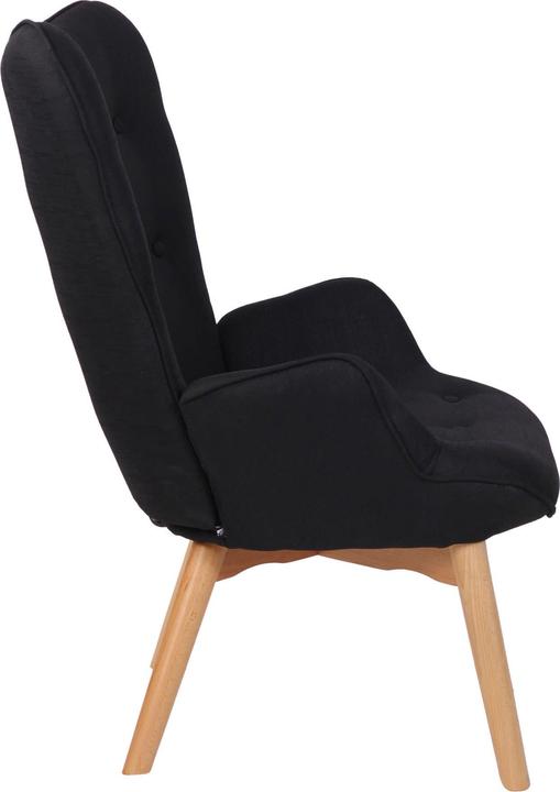 Image du produit CLP Lounger Durham tissu, noir