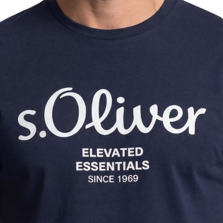 Produktbild s.Oliver Fashion - Basic - T-Shirt - 3er Pack (S Blau) (S)
