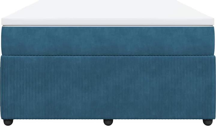 Image du produit vidaXL Bo x lit de saut avec matelas 160 x 200 cm velours (160 x 200 cm)