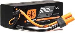 Actual product image Spektrum LiPo Battery 5000mah 4S 14.8V Smart LiPo 30C, Hardcase, iC5 (14.80 V, 5000 mAh)