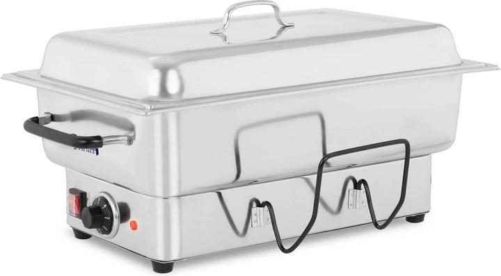 Produktbild Royal Catering Chafing Dish Elektro Warmhaltebehälter Speisenwärmer Edelstahl GN 1/1 100mm