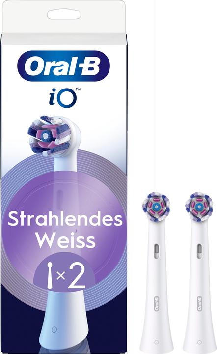 Actual product image Oral-B iO Strahlendes Weiss, Original Aufsteckbürsten (2 x)