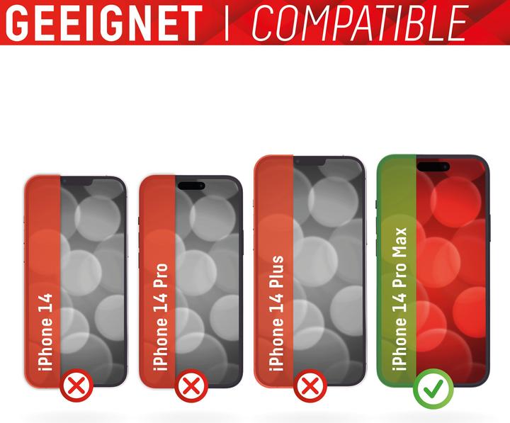 Produktbild Displex Real Glass, Full Cover Panzerglas (1 Stück, Apple iPhone 14 Pro Max)