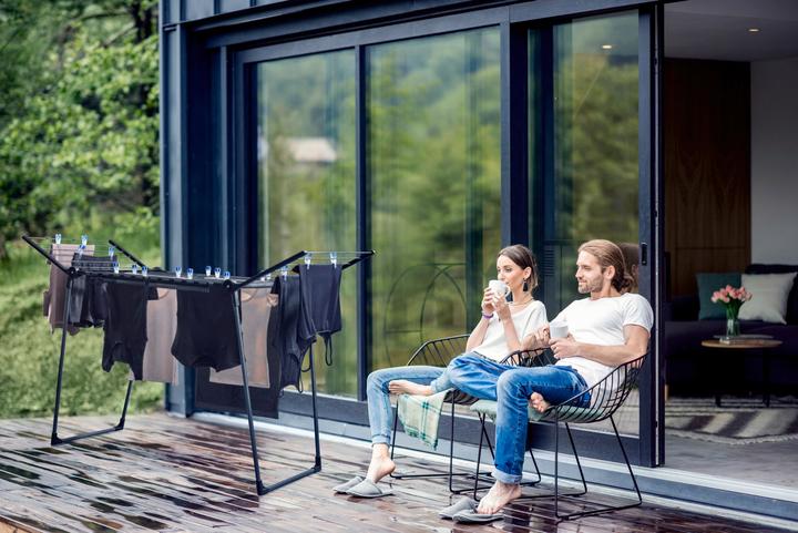 Immagine prodotto Leifheit Pegasus 180 Cavallo da abbigliamento solido (18 m)