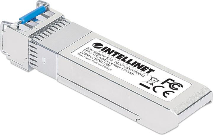 Actual product image Intellinet 10 Gigabit SFP+ Mini-GBIC Transceiver for fibre optic cable