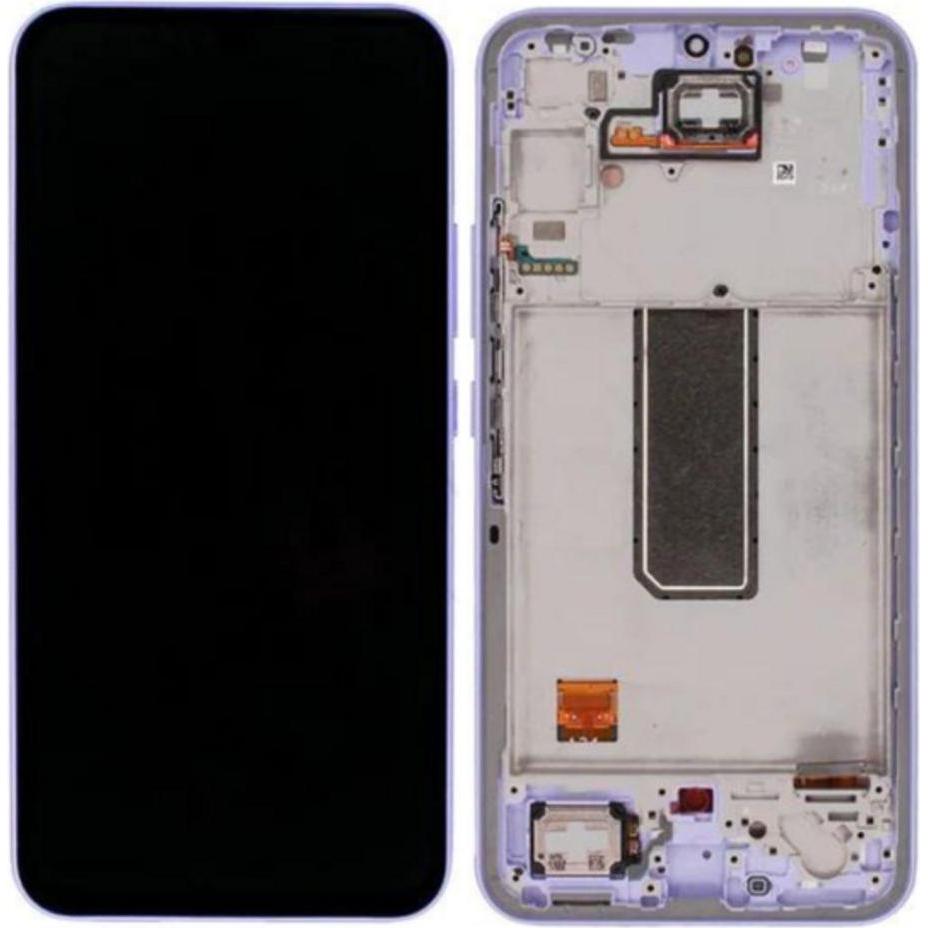 Samsung LCD + Touch + Frame für A346B Galaxy A34 5G - silver (Display), Mobilgerät Ersatzteile, Viol