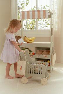 Immagine prodotto Little Dutch Einkaufswagen Mint aus Holz