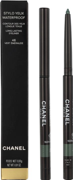 Actual product image Chanel Stylo Yeux Waterproof No 46 (46 Vert Emeraude)