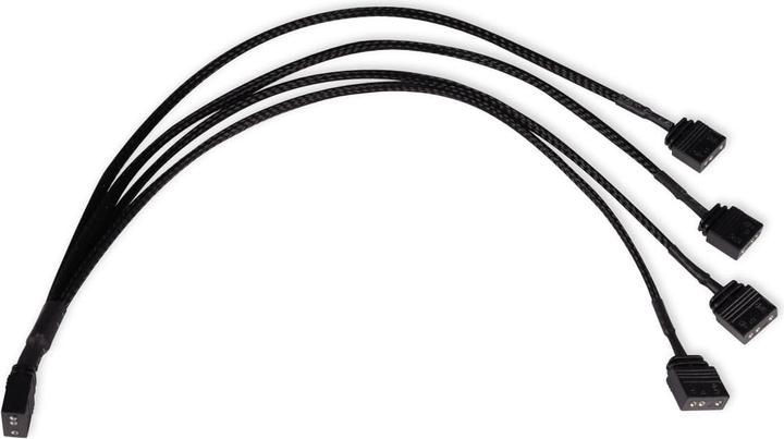 Alphacool KAB Y-Splitter aRGB 3-Pin vers 4x 3-Pin 30cm