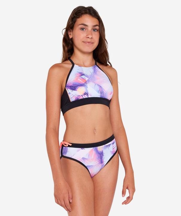 Produktbild Olaian Bikini-Oberteil Surfen Mädchen Bustier 900 Baha rosa (140)