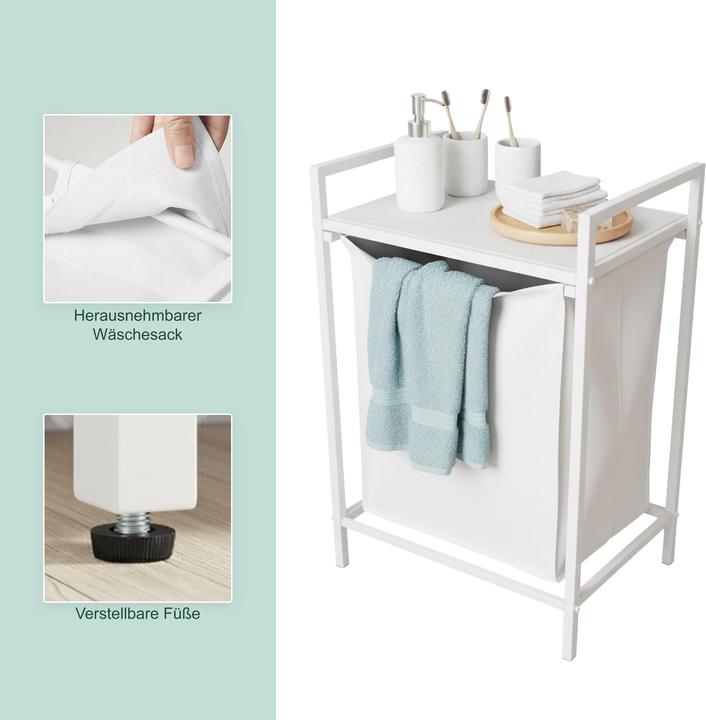 Actual product image Relaxdays laundry bin (65 l)