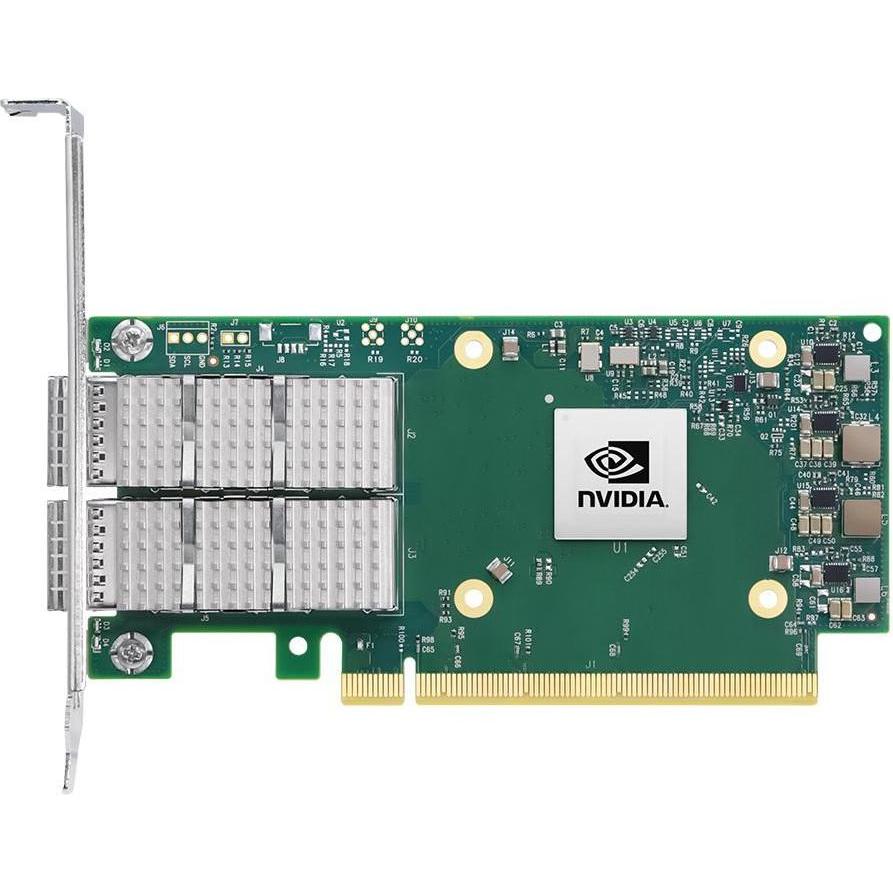 NVIDIA ConnectX-6 Dx EN adapter card 100GbE Du (PCI Express 4.0 x16), Netzwerkkarte, Mehrfarbig