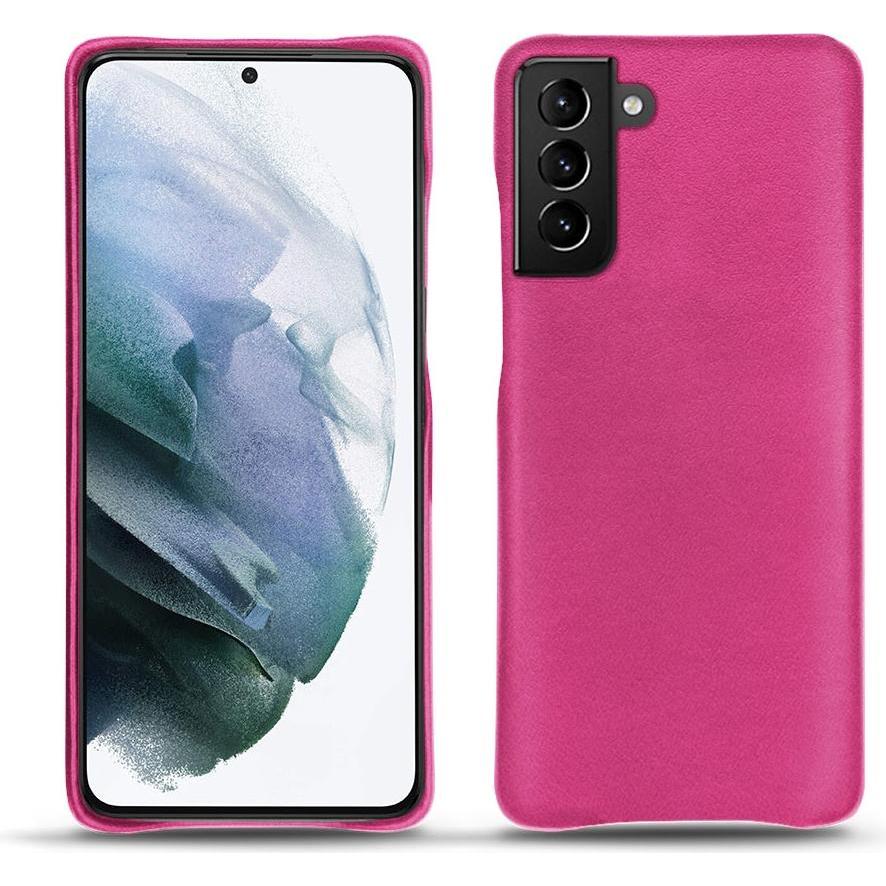Noreve Lederschutzhülle (Samsung Galaxy S21+), Smartphone Hülle, Rosa