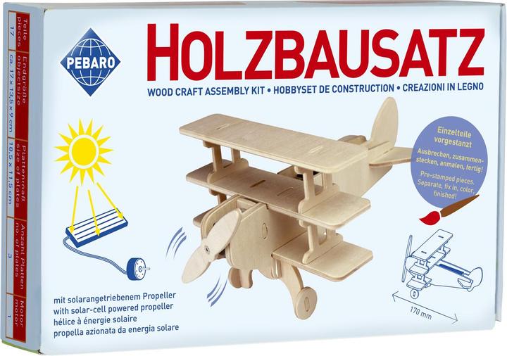 Image du produit Pebaro Kit de construction en bois Triplan solaire