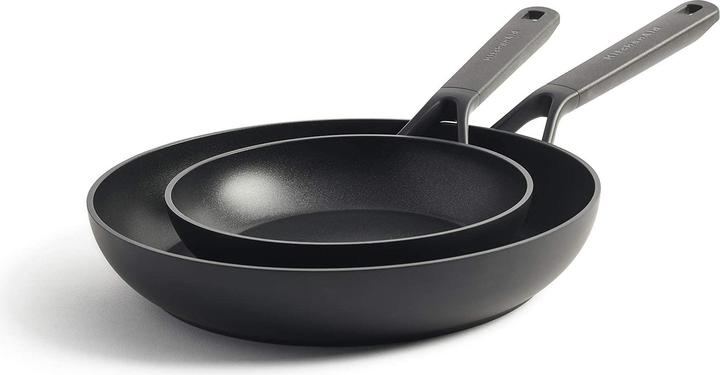 KitchenAid Bratpfannen-Set 24cm & 28cm (29 cm, Pfannenset + Topfset)