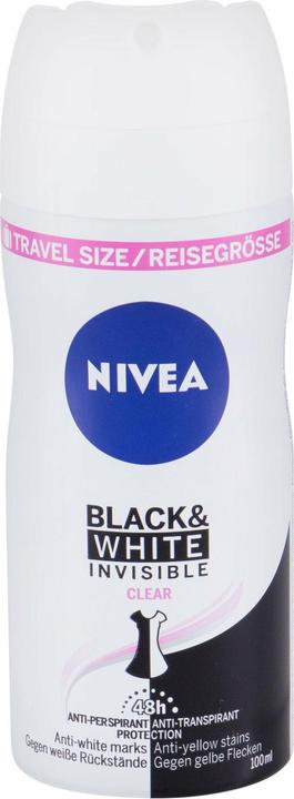 Produktbild NIVEA Black & White Invisible Clear Spray mini (Spray, 35 ml)