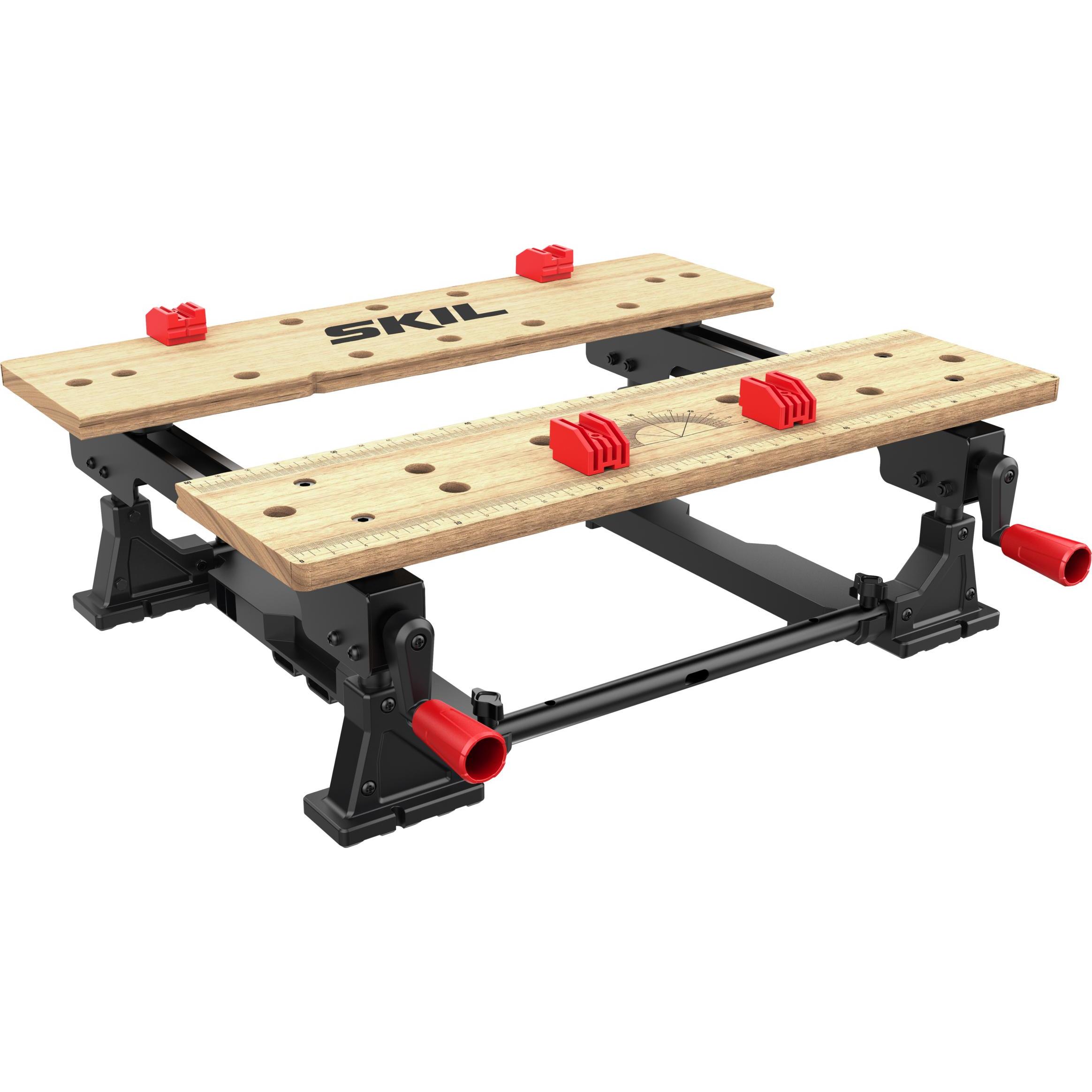 Skil, Banco da lavoro, BT1E1290AA Kompakte Werkbank für Koffersysteme (90 cm, 45 cm)