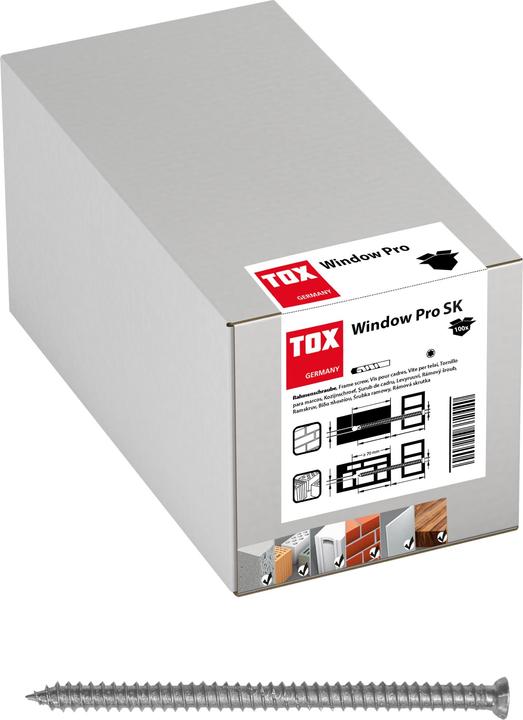Productafbeelding Tox Kozijnschroef Window Pro SK 7,5x152 mm, 100 stuks. (100 Pcs.)